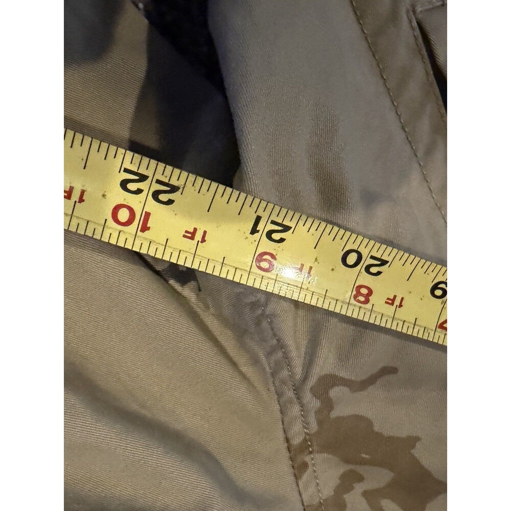 Men Publish Camo Denim Hood Jacket Zip Button Logo Midi L Urban Hip Outdoor Coat - Picture 14 of 16